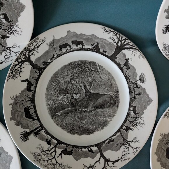 Wedgwood Kruger National Park complete set of 6 World Wildlife Fund $75 each - Picture 5 of 9